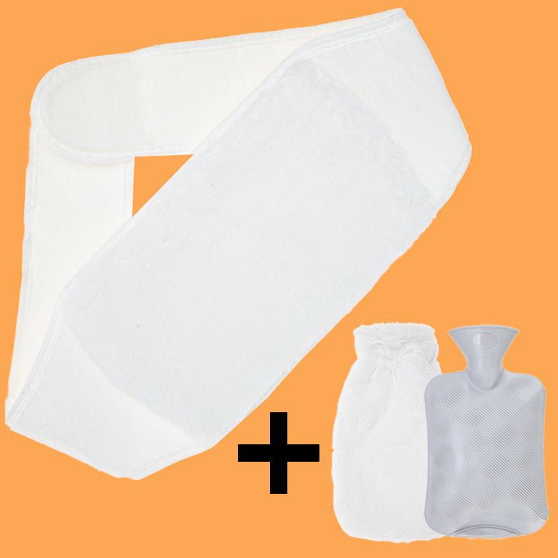Set Protector Călduros Talie și Abdomen – Sticlă cu Apă Fierbinte Piese Three-Piece Încălzitor de Iarnă