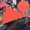 Sail, canopy, shade, awning, 7x5x5, triangle, sun protection, UV, red