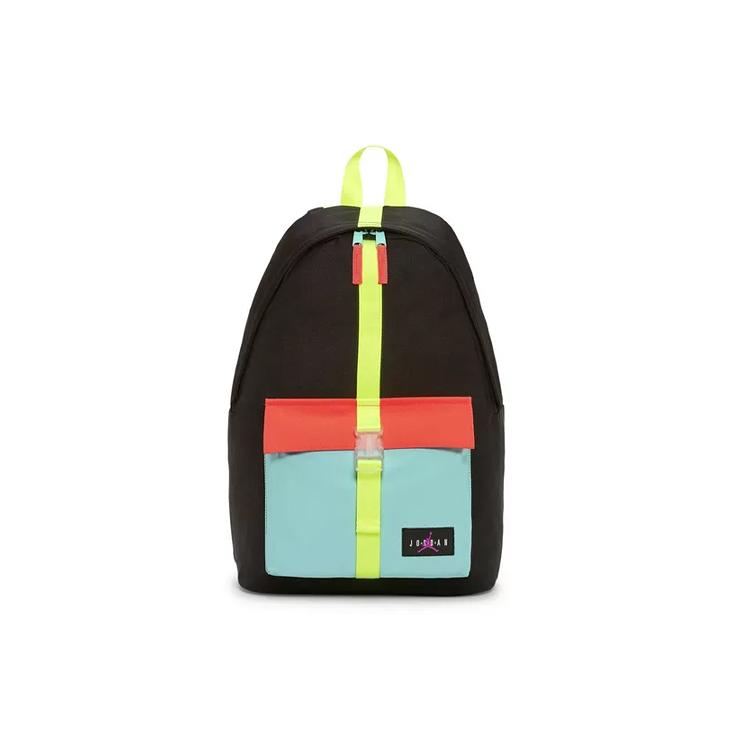 

New Jordan Polyester Backpack Basketball Bag Unisex Black/Multicolor Color DA5204-902 27.9*13.0*41.1CM