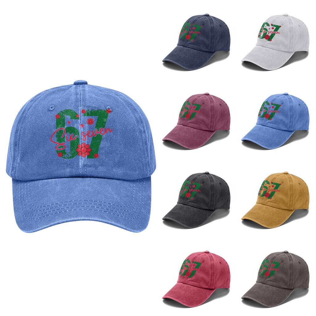 Fashionable Print Men's And Women's Adjustable Baseball Caps