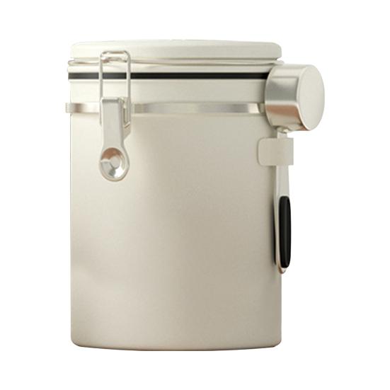 

1800 мл нержавеющая сталь кофейная канистра герметичный контейнер с датой трекер мерная ложка свежесть замок кухонная банка для хранения продуктов для зерен 1800ml