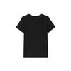 Puma Letter Print Casual Loose Breathable Short Sleeve Drop Shoulder T-Shirt Women T-Shirts Black 682127-01