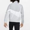 Nike Sportswear Large Swoosh Logo Stand Collar Woven Jacket Men Jacket Grey White AR3133-012