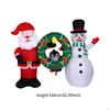 Christmas Inflatables Decoration Outdoor Built in LED Holiday Ornament Photo Props Xmas