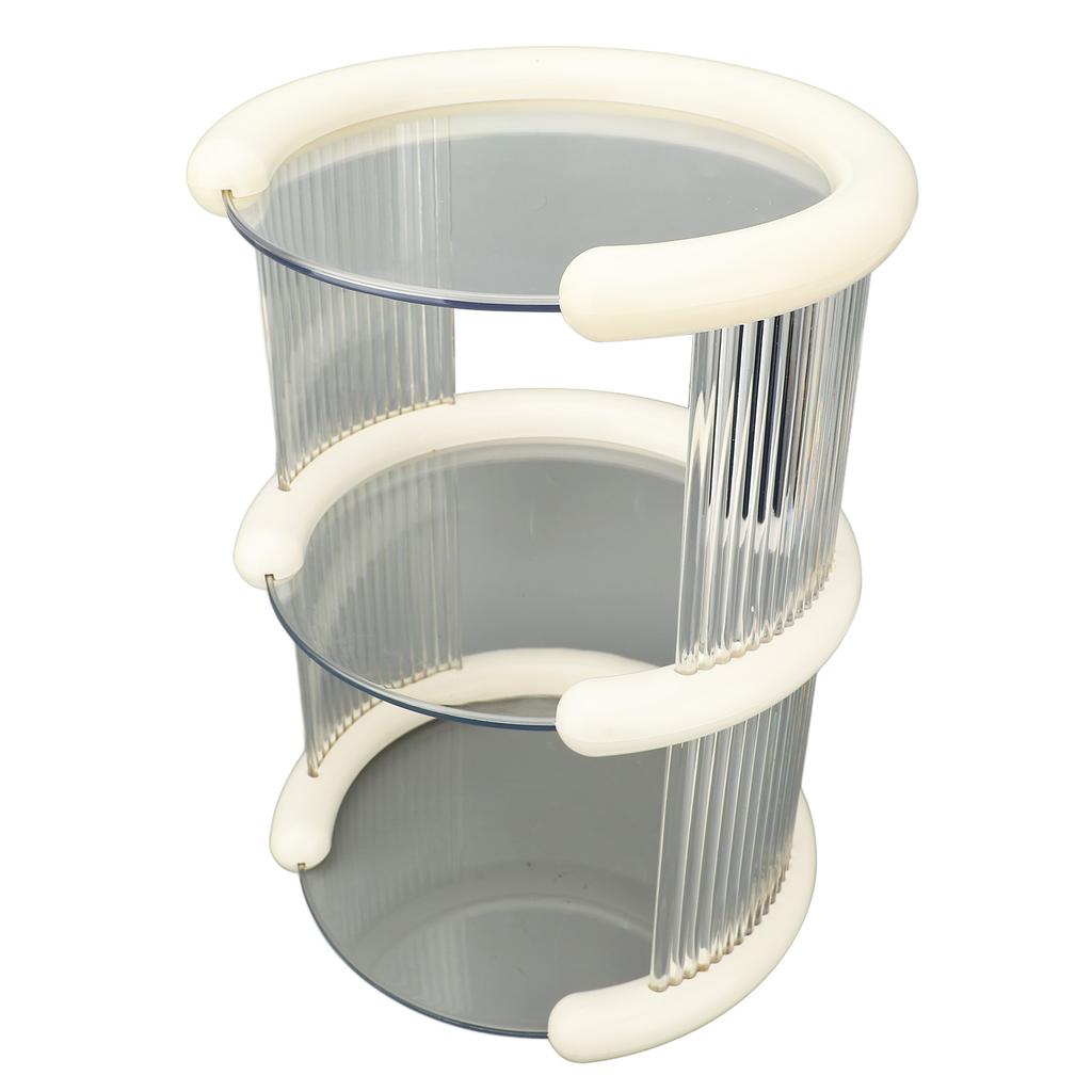 Makeup Desk Organizer Plastic 3 Tier High Capacity Countertop Cosmetic Organization Holder for