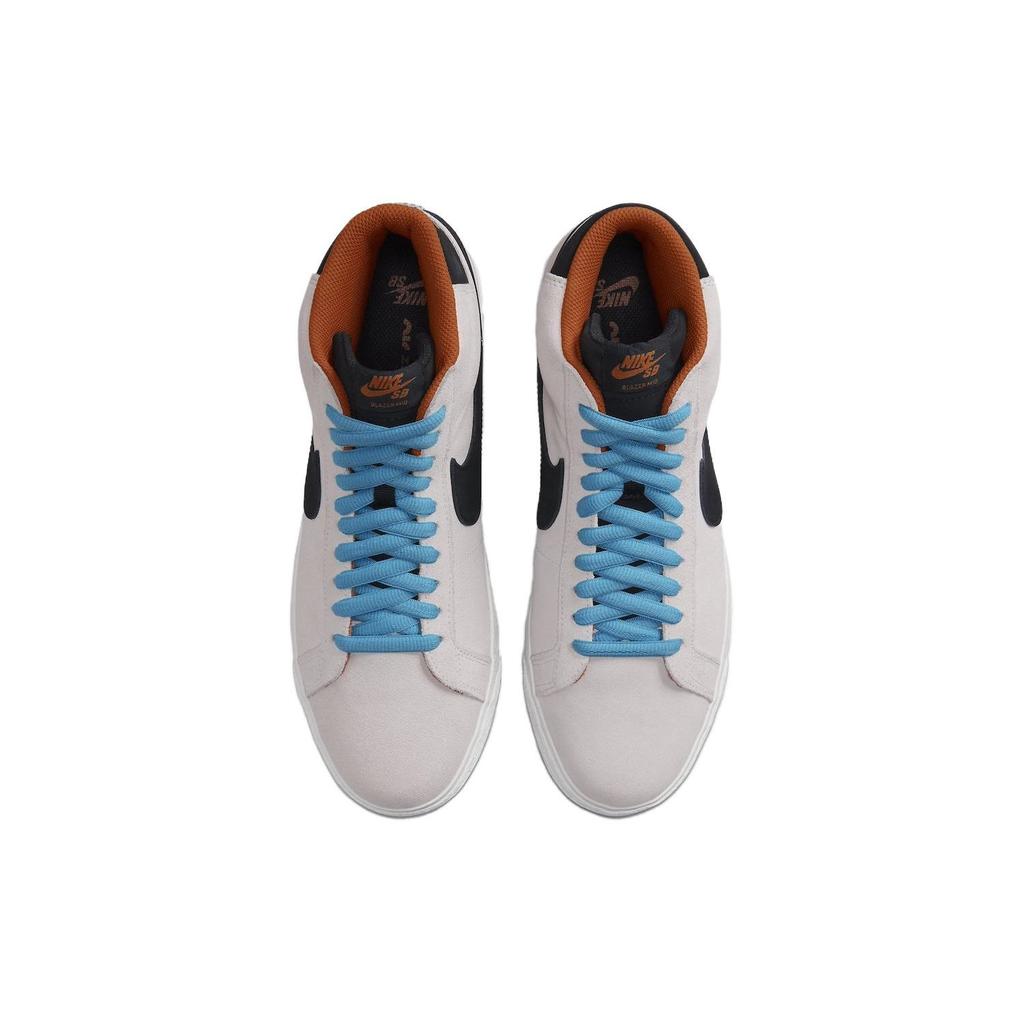 Nike Zoom Blazer Mid SB Electric Pack Men Sneakers Cream Phantom Black HF3831-001