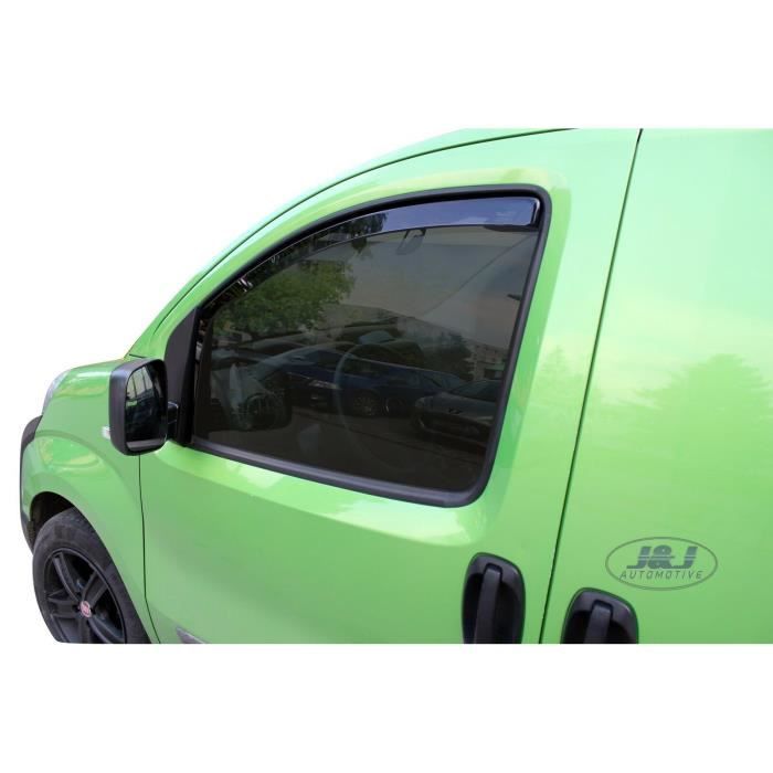 Déflecteurs d'Air - Peugeot - Bipper - 2 pièces - Acrylique teinté - 3 mm d'épaisseur