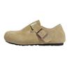 Leather Velvet Birkenstocks, Women'S Autumn Winter Wool Cotton Shoes, Snow Boots, One Pedal, All-Inclusive Birkenstocks, Low Heels And Wear-Resistant