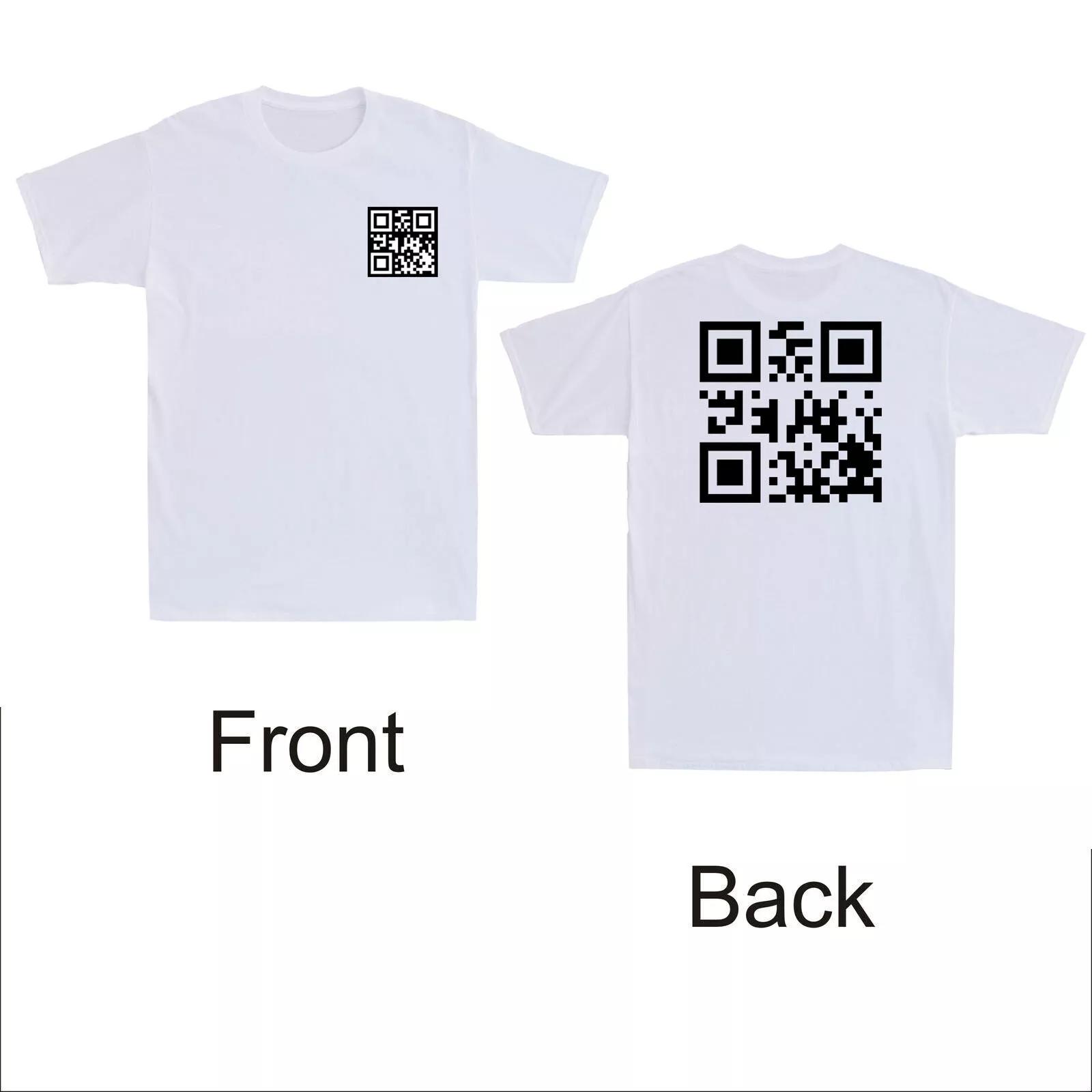 

Fuc K You Q R Code Funny QR Code Meme Jokes Offer Gifts Before and After Men s T-Shirts Women s Fashion Streetwear 4XL