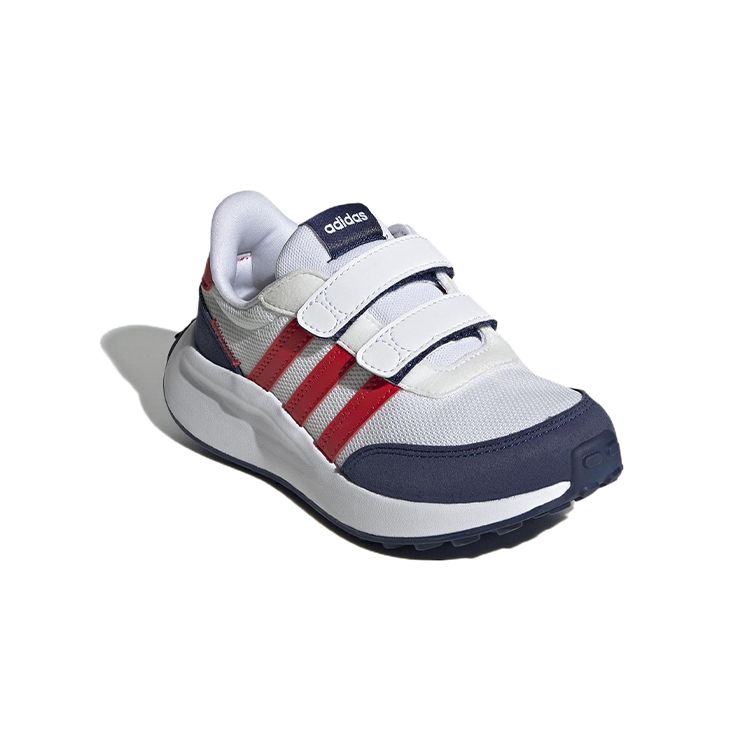 Adidas Run 70s CF J White Crew Navy Red Kids Joggesko Fottøy-Hvit Solar-Rød GW0333