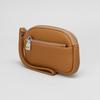Fashion PU Leather Women Mini Wallet Solid Color Storage Bag Students Coin Purse Large Capacity Zipper Wrist Key Bag Zipper