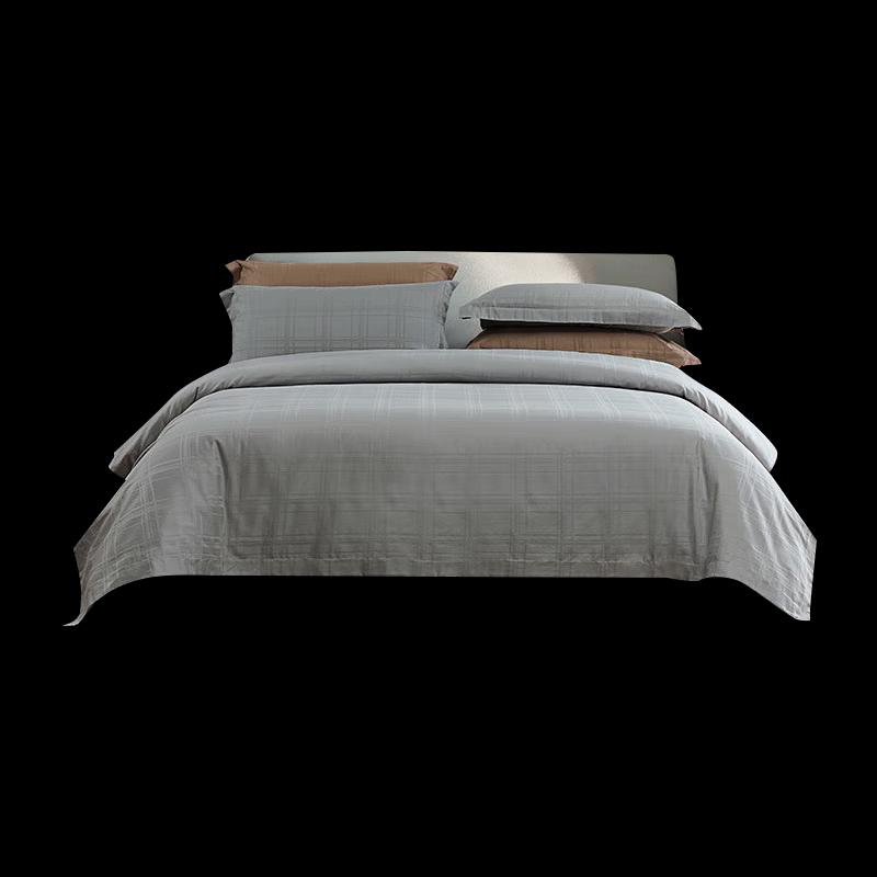 Mercury Home Textiles Элегантный жаккардовый 4-предметный постельный комплект