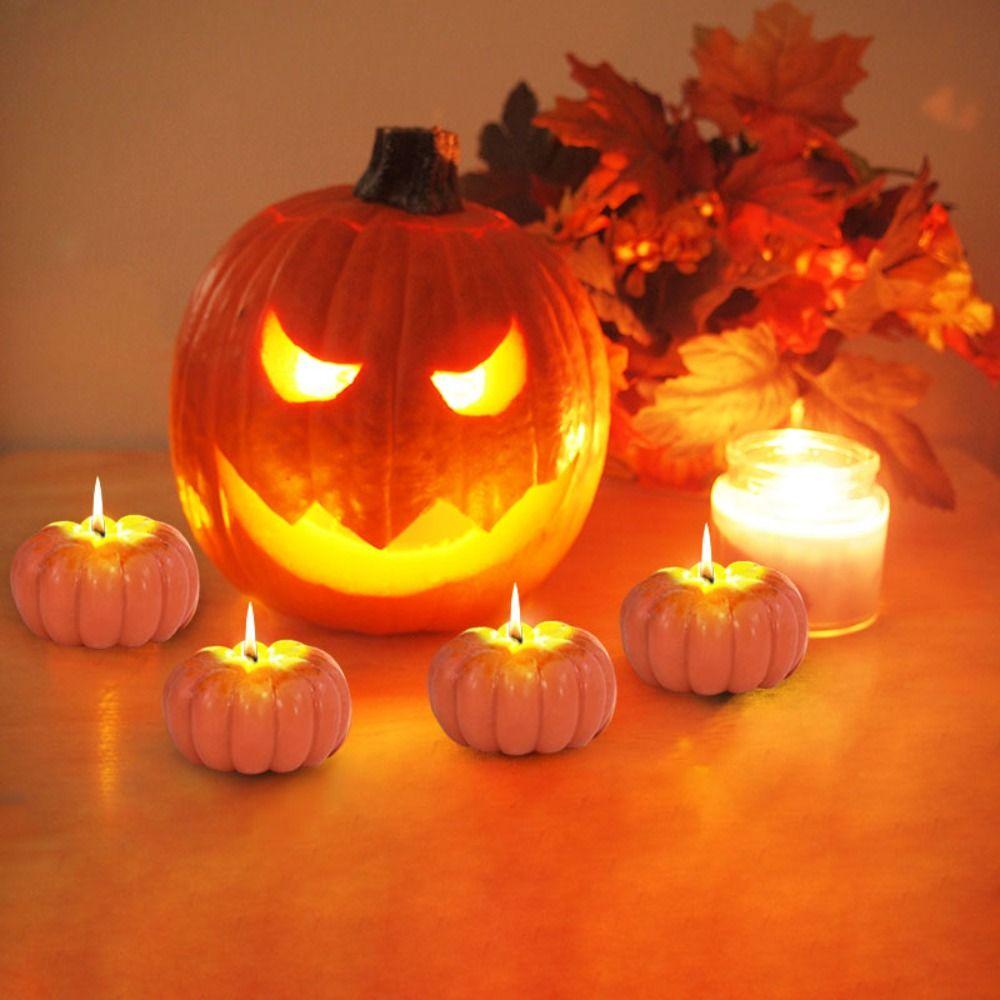 White Pumpkin Mould Smooth Pumpkin Soap Mold DIY Pumpkin Candle Mold  Halloween