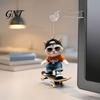 Lightweight Scratch Resistant Pendant Skateboard Cat Car Hanging Ornament, 2D Flat Acrylic Rearview Cute Vehicle Mirror Hanger Decor, Trendy Skate for