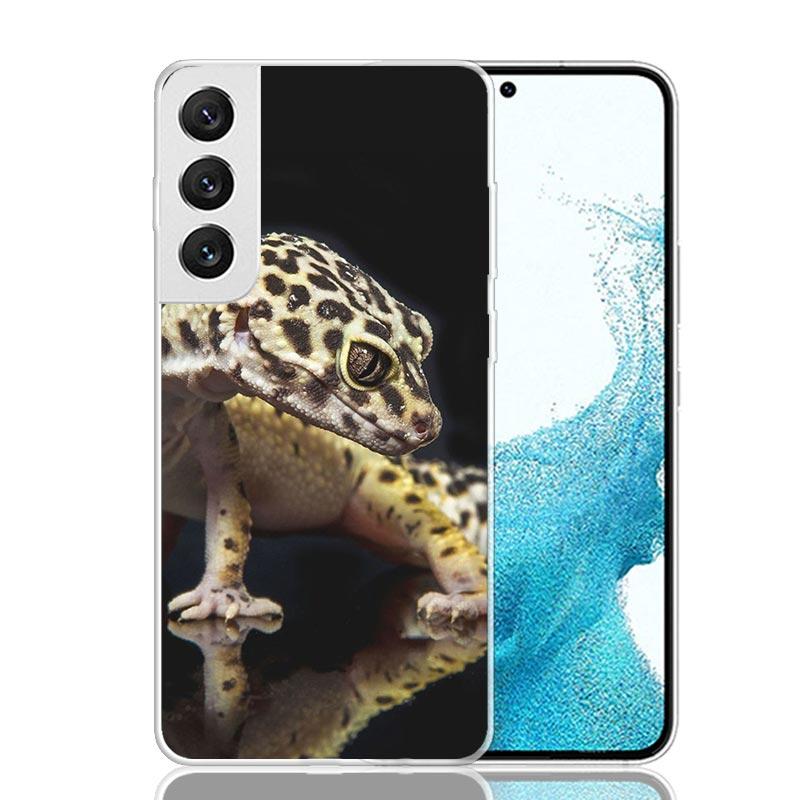 Lizards Geckos Phone Case For Samsung Galaxy S26 S25 Edge S24 S23 FE S22 Ultra S21 Plus S20 + Fundas Cover Coque Galaxy S25 S24