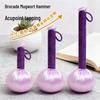 Year of the Horse Mugwort Meridian Massage Hammer - Solid Color Brocade Multifunctional Health Gift