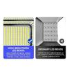 Solar Flood Light 25W IP67 Waterproof Shockproof Remote Control Energy Saving Outdoor Lighting for Farm Road