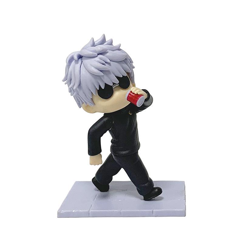 11CM Anime Jujutsu Kaisen Figure Itadori Yuji Satoru Gojo Geto Suguru Model Toy Doll Gift Collection Action Figure PVC