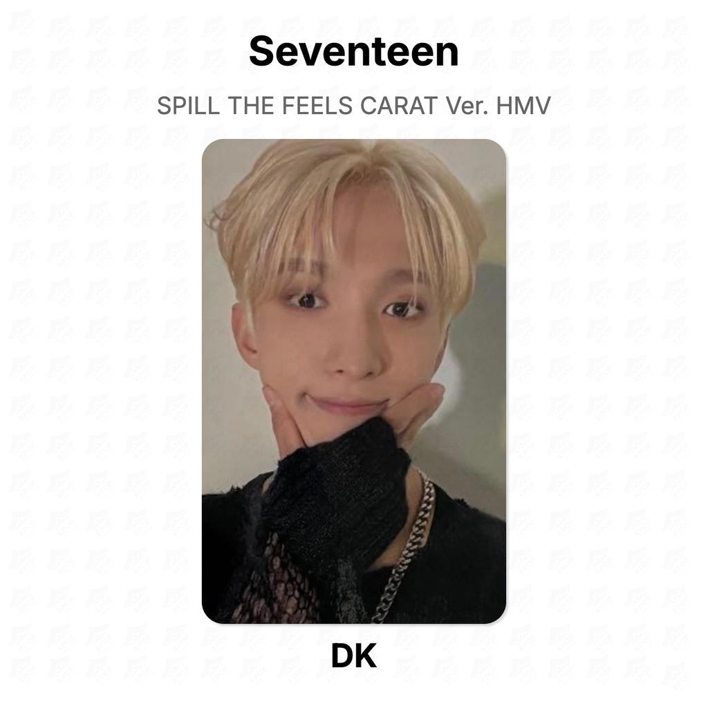Seventeen SPILL THE FEELS CARAT Ver. HMV Official Photocard