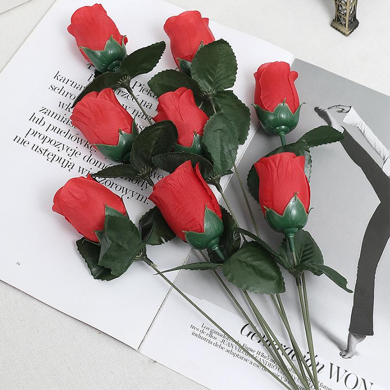 10/20Pcs 30cm Rose Artificial Flowers Bouquet Silk Fake Flower for Home Decor Wedding Party Decoration Valentine's Day Ornament
