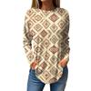Camisetas para Mujer Otoño Casual Camisetas de Manga Larga Sudadera Estampado Gráfico Vintage Top Jersey Día de San Valentín
