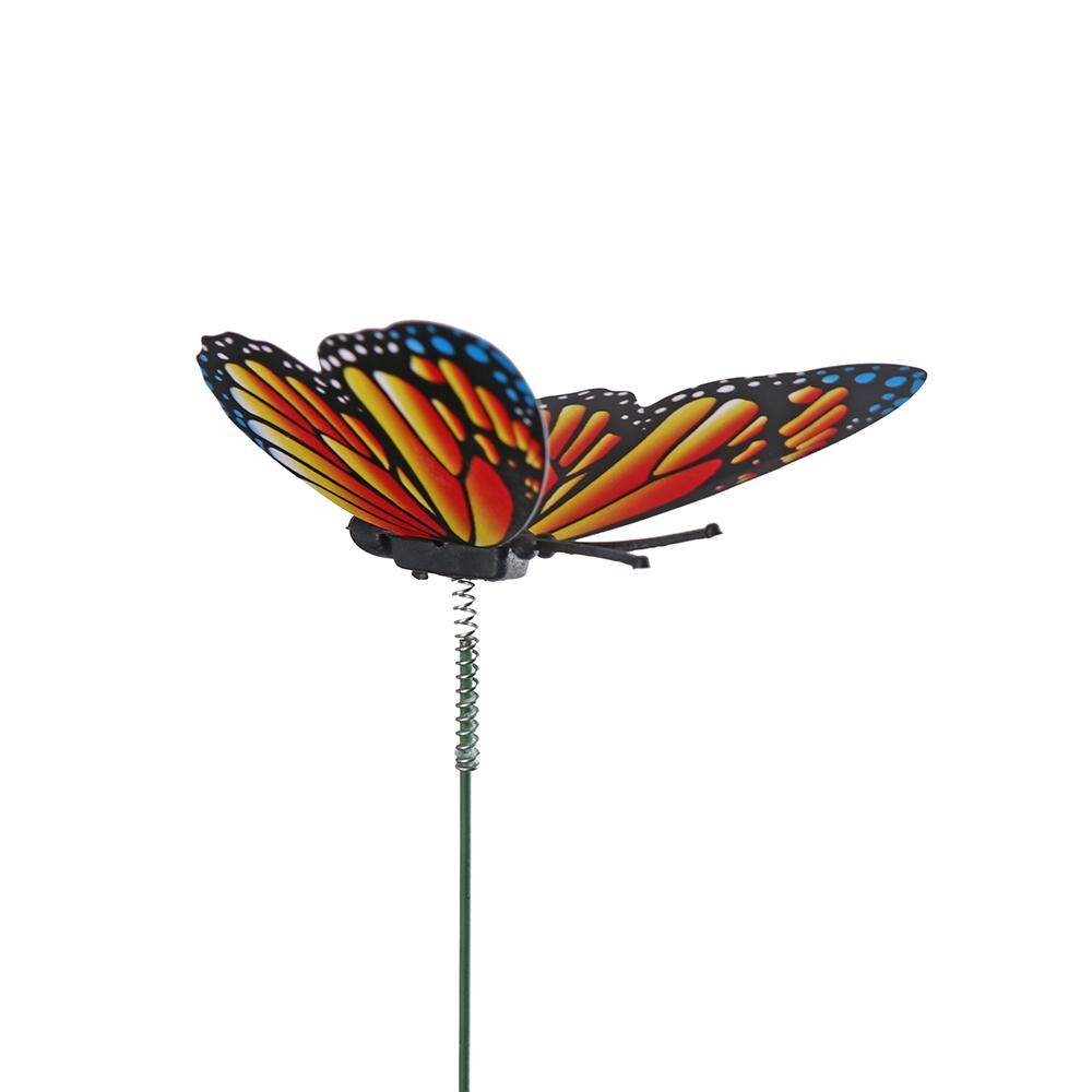 Bonsai Ornaments Fake Butterflies Simulation Color Garden Decoration Artificial Butterfly with Rods