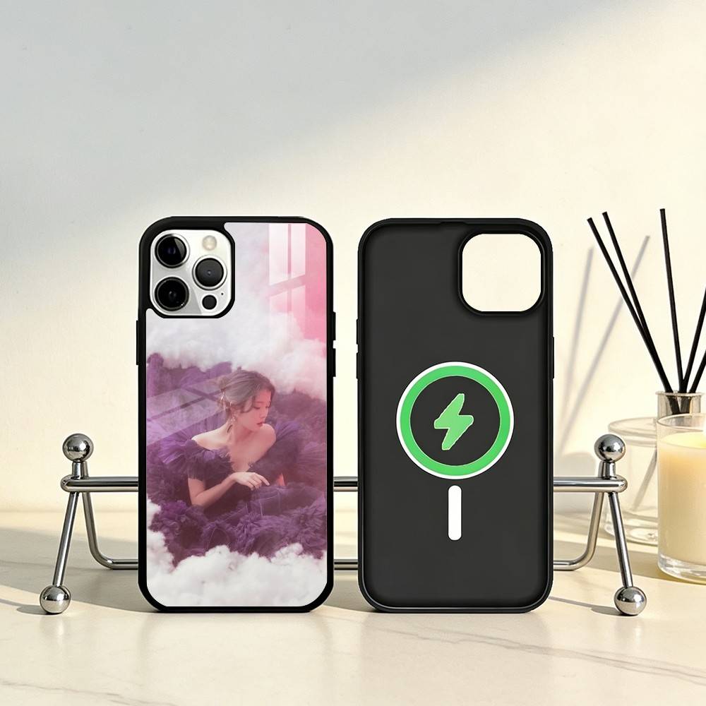 S-Singer I-IU L-Lee-Ji-Eun Phone Case For iPhone17,16,15,14,13,12,11 Plus,Pro Max Magnetic For Magsafe Wireless Charging