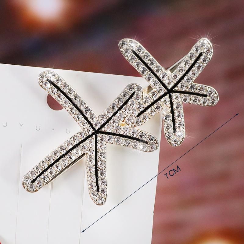 Elegant Rhinestone Hairpins Women Girls Pearl Hair Clips Pins Barrettes Accessories BB Hairclip Hairgrip Headdress