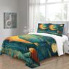Moon Night Sky Print Bedding Bedroom Set Duvet Set Three-Piece Set