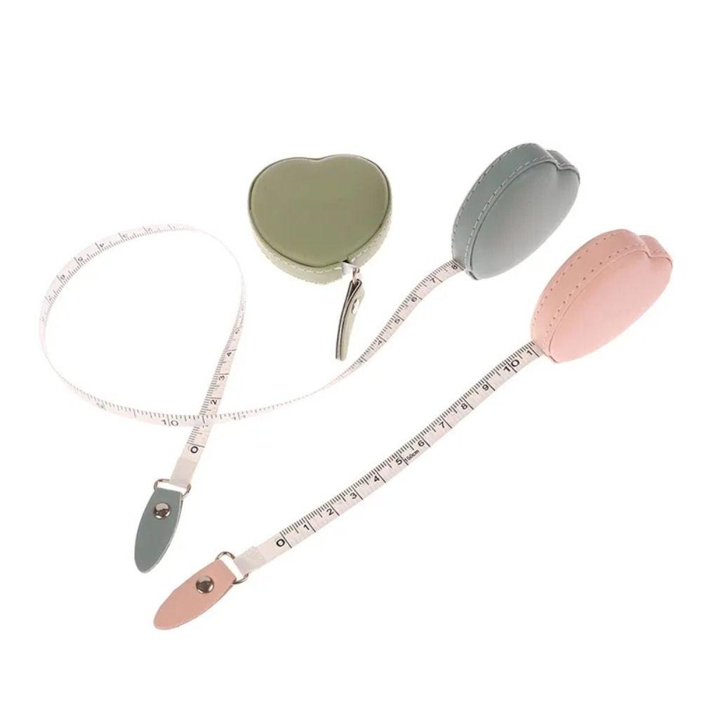 

Мягкая измерительная лента в форме сердца, круглая, выдвижная линейка, мини-рулетка для измерения роста детей
