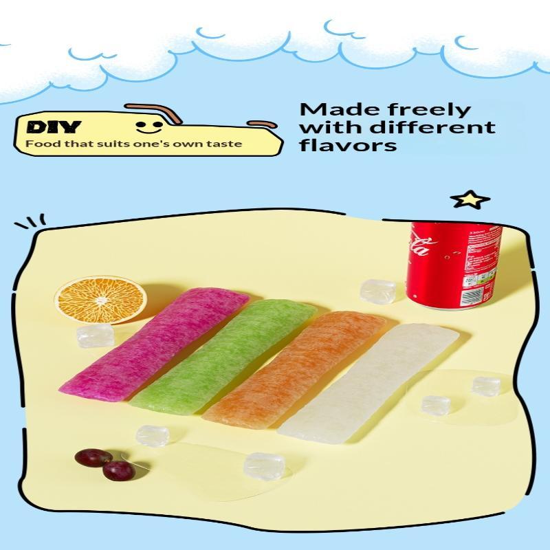 20Pcs Disposable Self Sealing Snack Bags Leak Resistant Drink Pouches for Kids Birthday Party Treat Serving