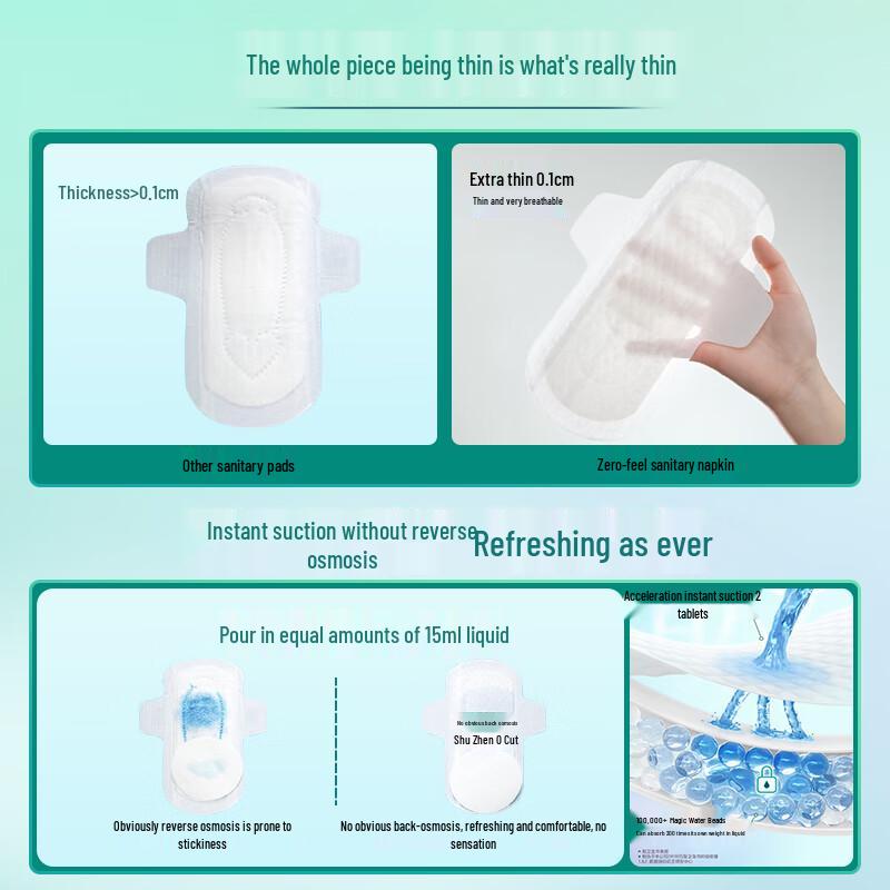 Laurier Kao Zero Feel Night Sanitary Pads