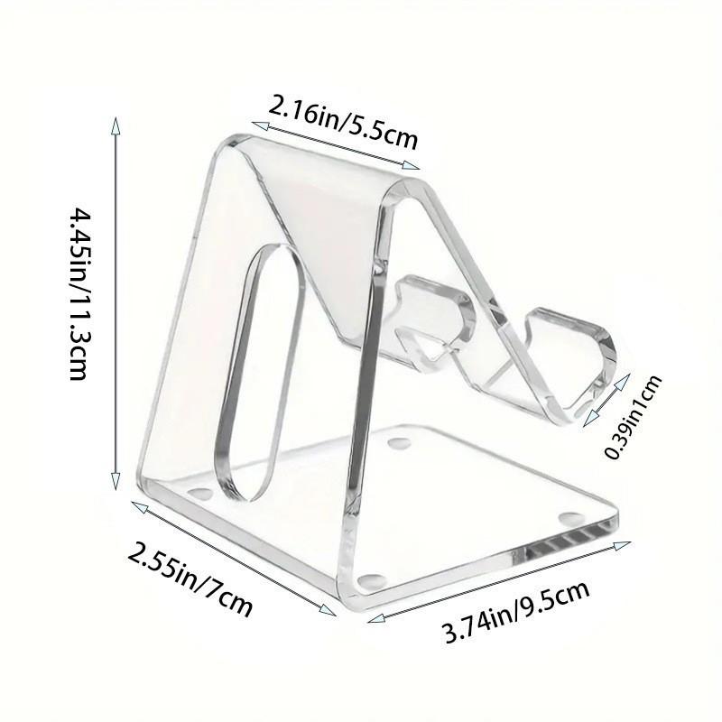 A multifunctional desktop phone holder, transparent phone holder, portable phone holder, TV-watching gadget