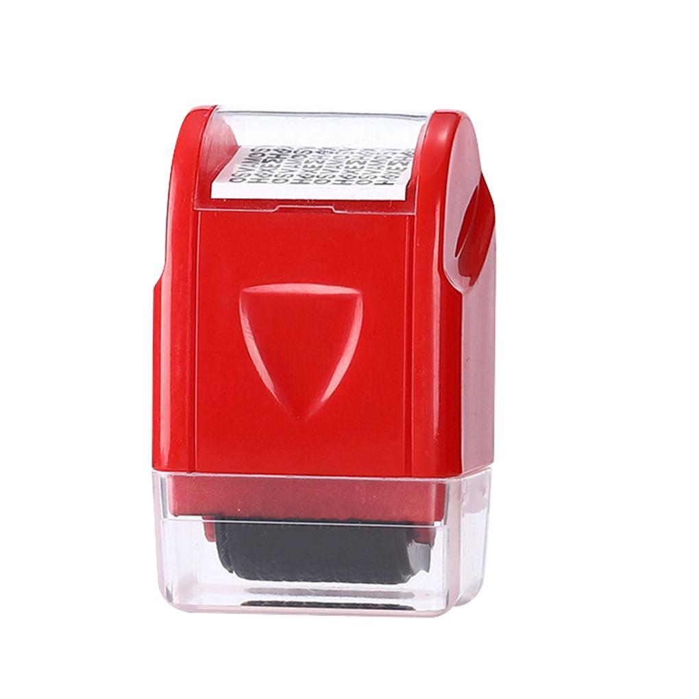 

Конфиденциальные роликовые штампы Защита личной информации Защита от кражи и размазывания Чернильные инструменты Защитные ролики красный