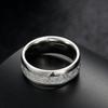 Ice Silk Foil Mens Ring Titanium Steel Ring Accessories