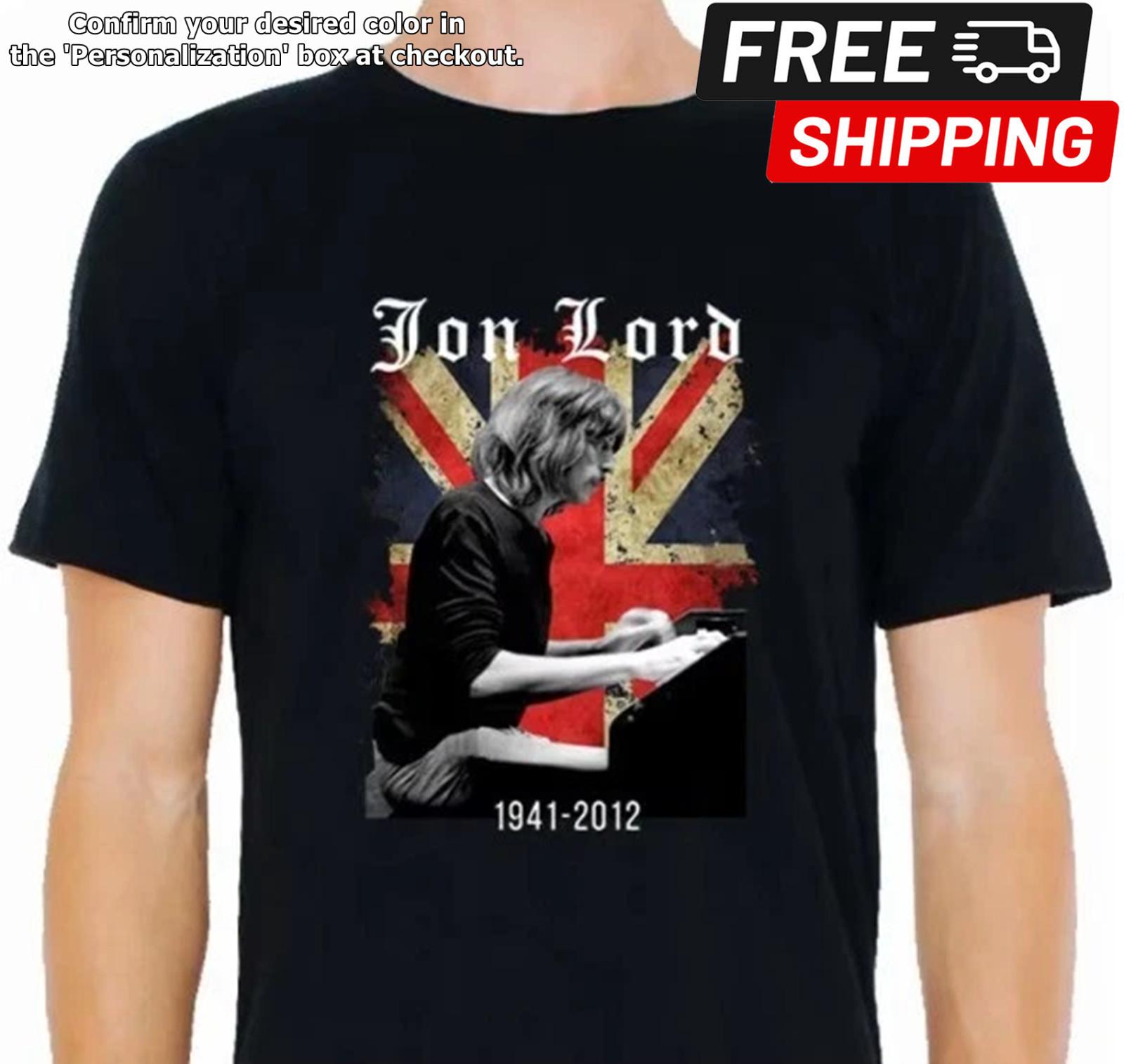 Jon Lord Composer T-shirt Short Sleeve Unisex Black T-Shirt M
