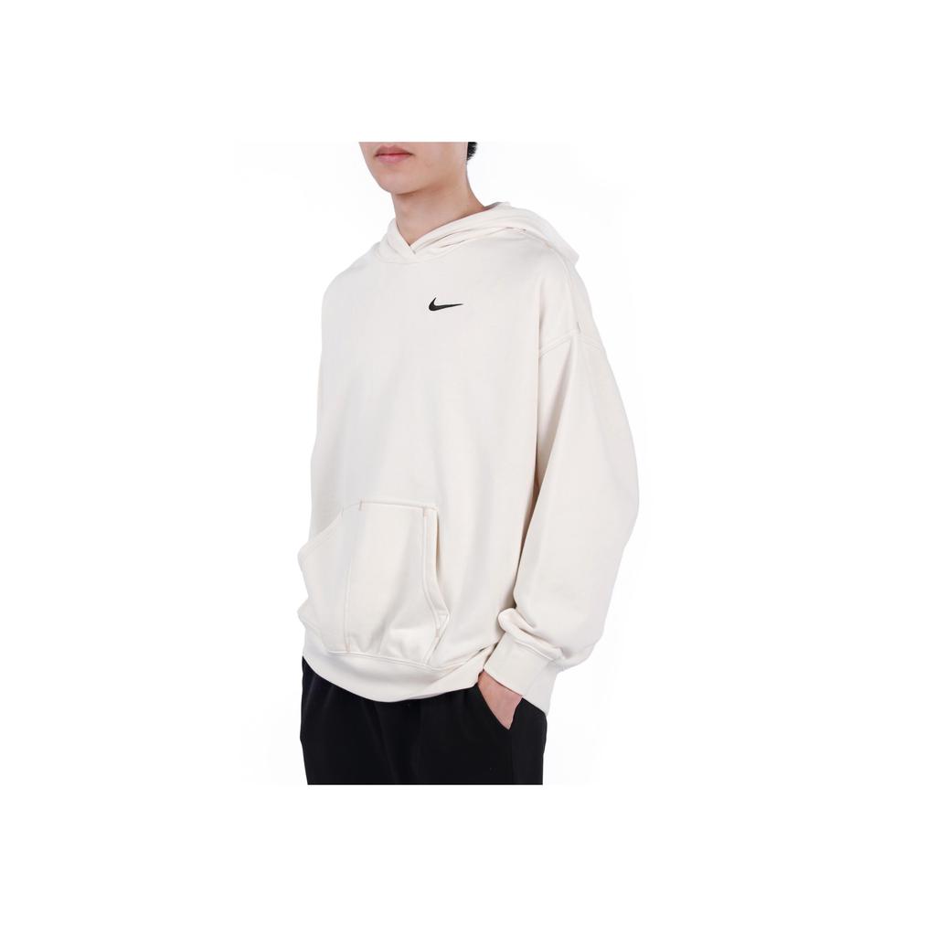 Nike Embroidered Logo Loose Hoodie Women Hoodies White DM6202-030