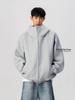 Men's Retro Heavyweight Cardigan Hoodie - Trendy, Loose-Fit Jacket for Spring/Autumn