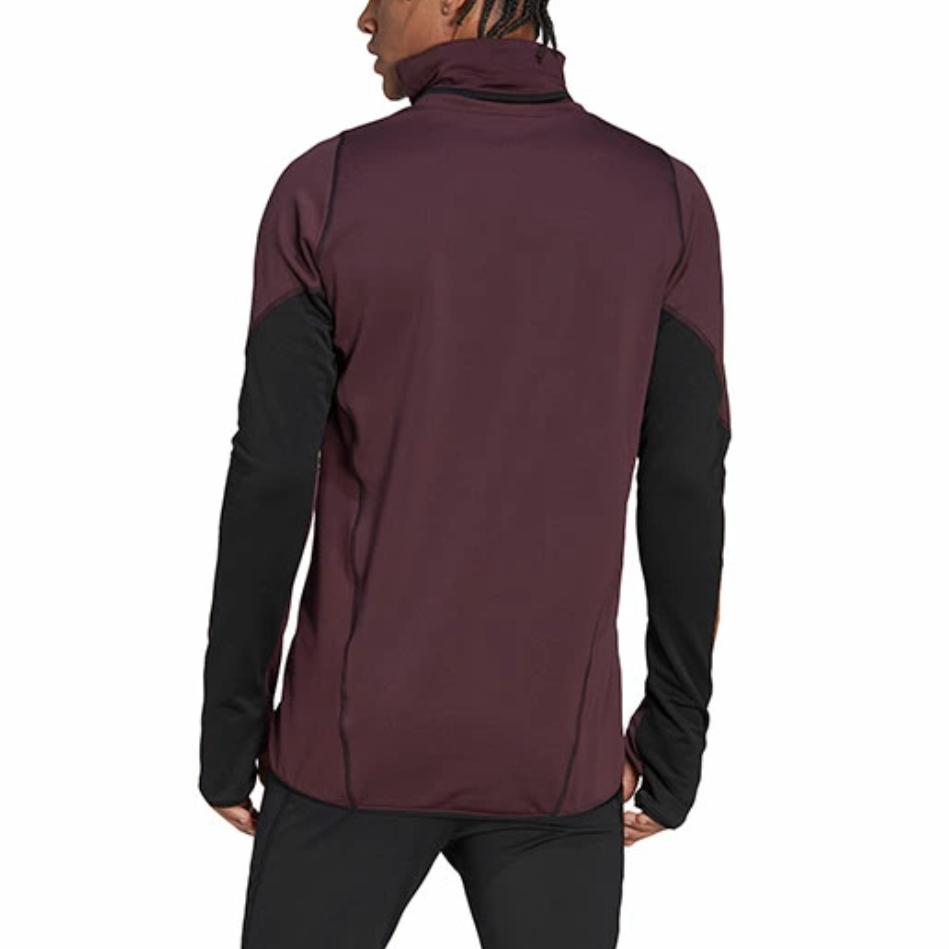 adidas Sweatshirts Men's Dark Chestnut Turtleneck Moderate Other HC1290