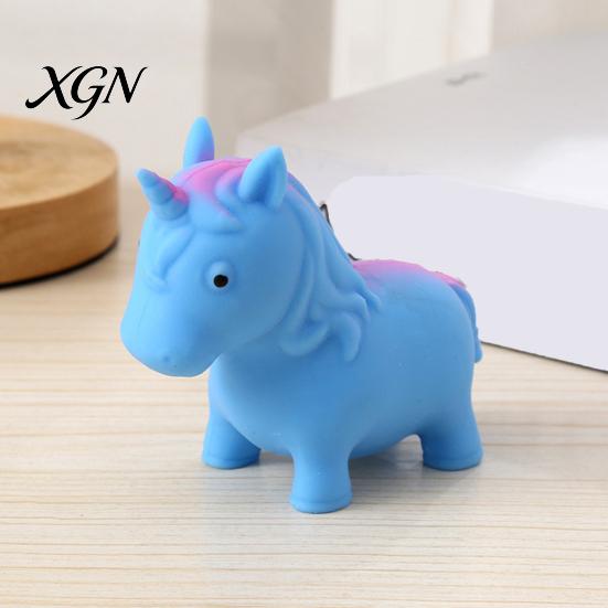 Kneading Stress Reliever Flour Filling Horse Squeeze Toy Stretchy Slow Rebound Simulation Pony Ball Fidget Soft Animal Shape Sensory Pinch
