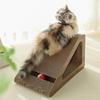 Triangle Cat Scratching Board & Bed