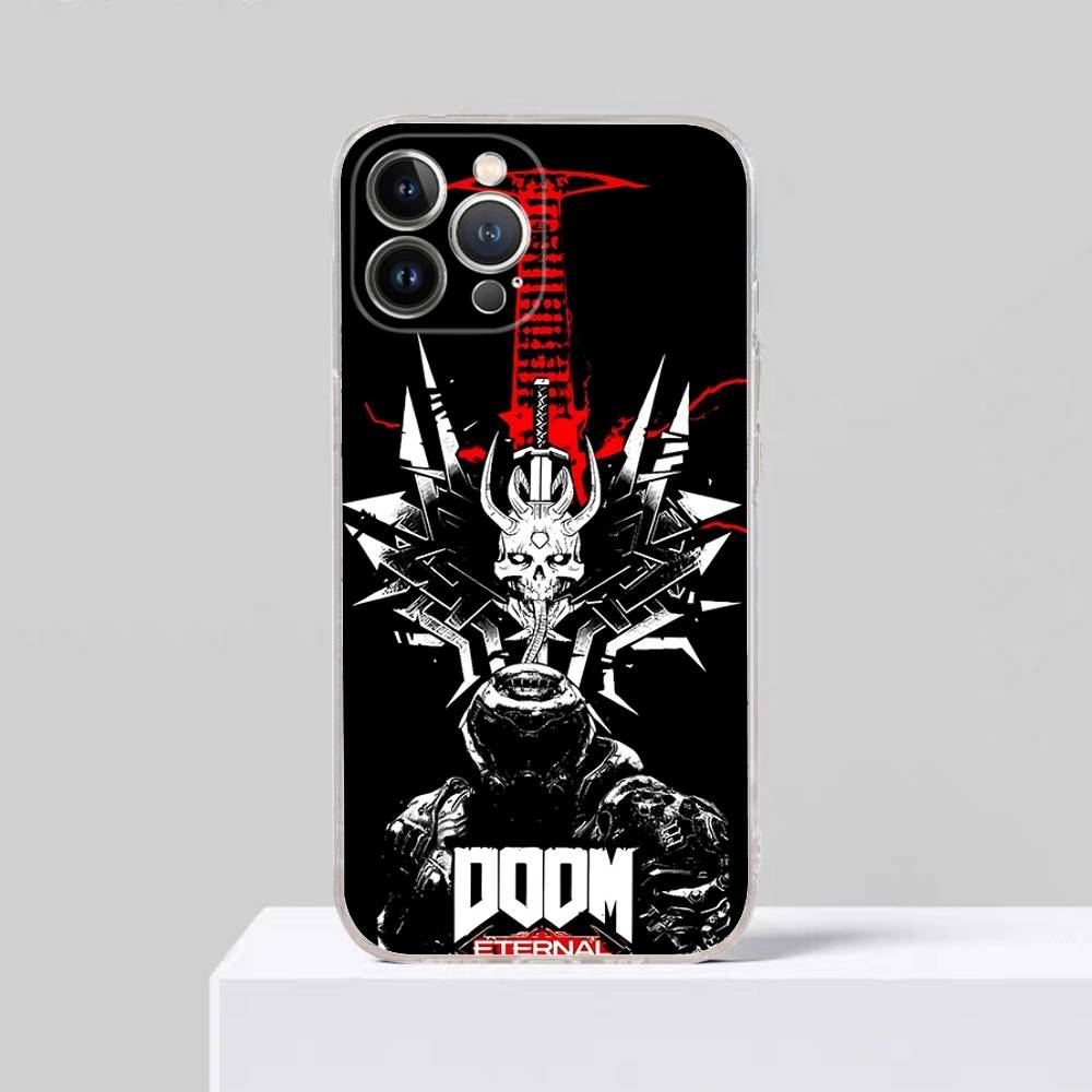 

Game D-DoomS E-Eternal Phone Case For iPhone 17 16 11 12 13 14 15 Pro Max Plus Cover Clear Case iPhone 13 pro