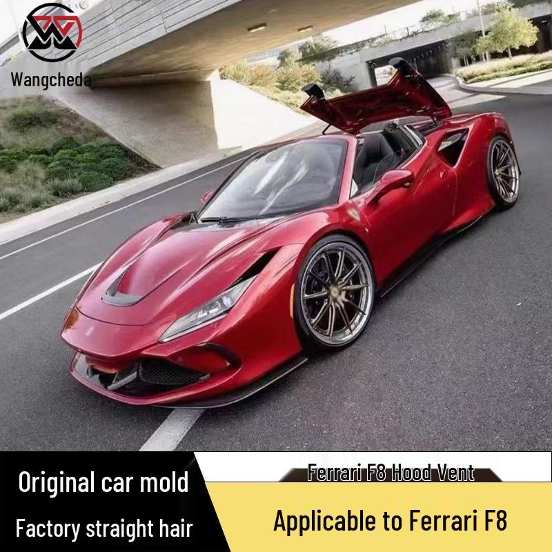 Ferrari F8 Carbon Fiber Hood Air Vent Decoration