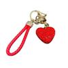 Women's Heart-Shaped Diamond Keychain - Valentine's Day Bag Pendant