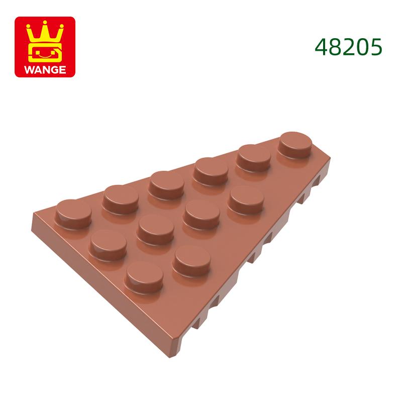 

Non-Toxic 50Pcs/Lot 48205 4X6 Wedge Right Plate Building Blocks Moc Classic Accessories Compatible With Brick Toys Children Gift Box about 50pcs