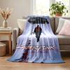 Cyberpunk 2077 Blanket Flannel Blanket Soft Cozy Plush Throw for Sofa Bed Lightweight Home Decoration Gifts for Christmas Various Holidays