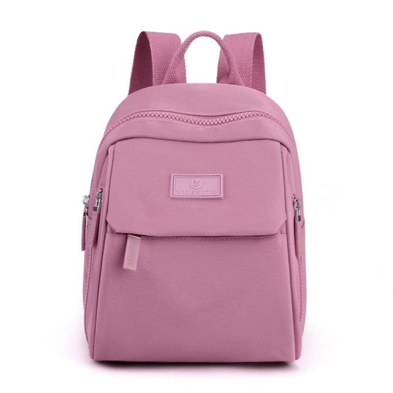Solid Candy Color Backpack Fashion Lightweight Waterproof Backpack KTY