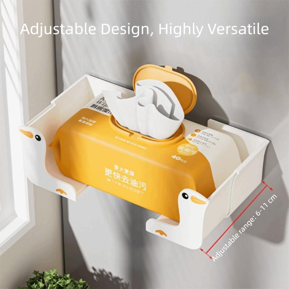 Scalable Design Storage Rack No Punching Wall Mounted Drawer Tissue Box Kitchen Organization