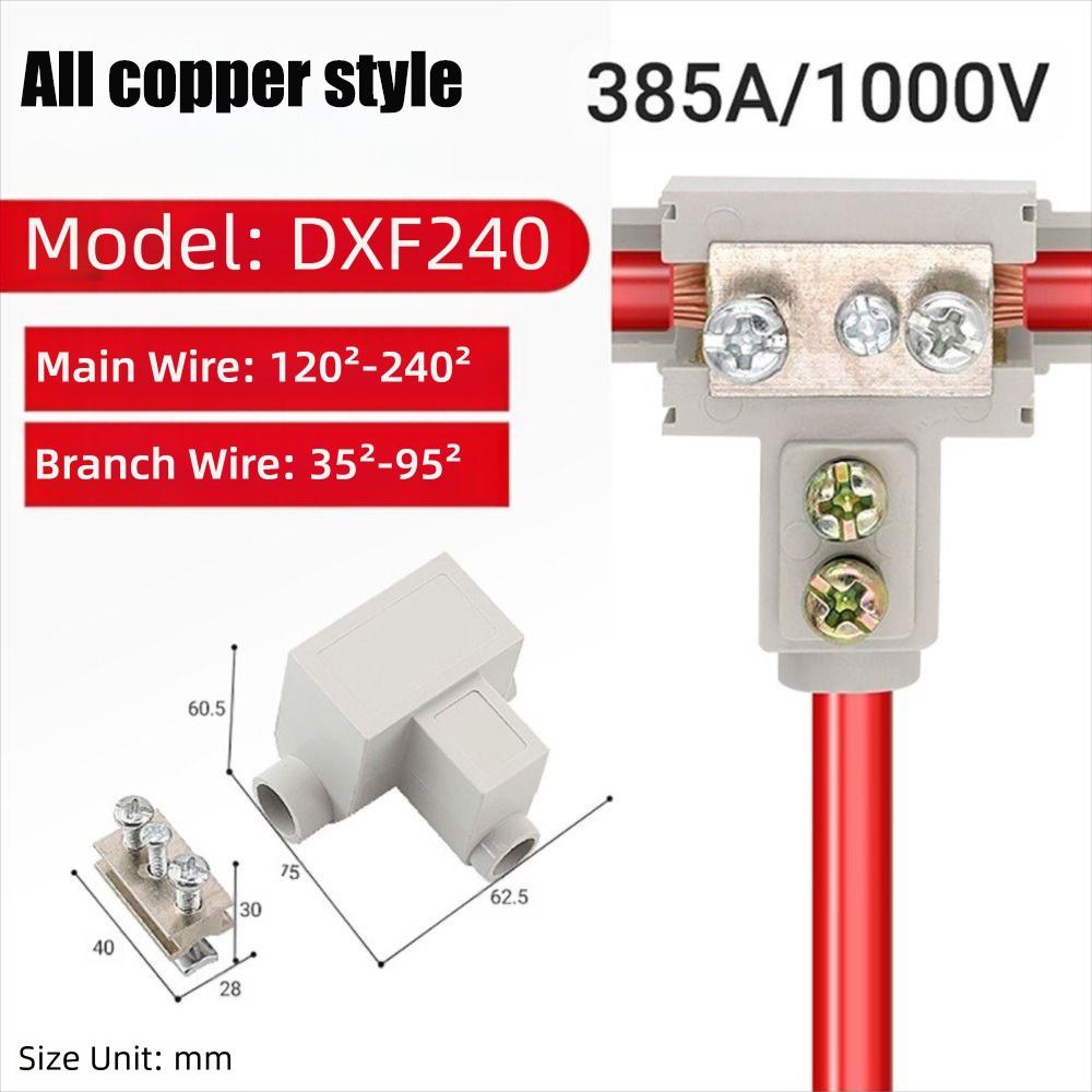 Conductor Brass High Power Splitter High Power Fast Connector Quick Terminal Block