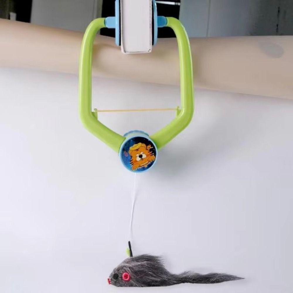 Retractable Cat Hanging Swing Toy Automatic Lifting Self-Entertainment Toy  Indoor Use